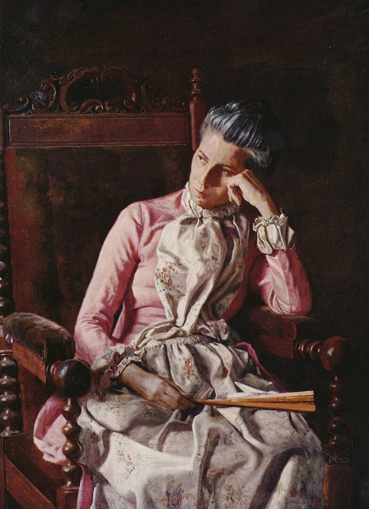 "Amelia Van Buren," by Thomas Eakins.