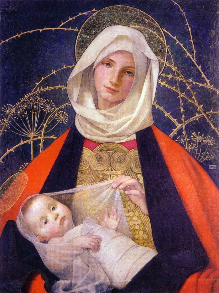 "Madonna And Child," by Marianne Stokes.