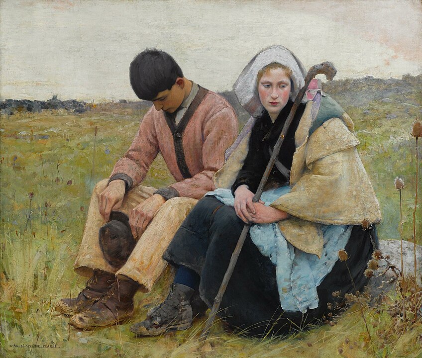 "Auvers Sur Oise," by Charles Sprague Pearce.