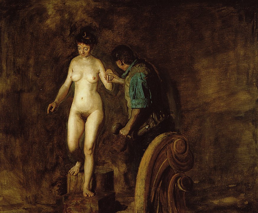 "William Rush And His Model," by Thomas Eakins.