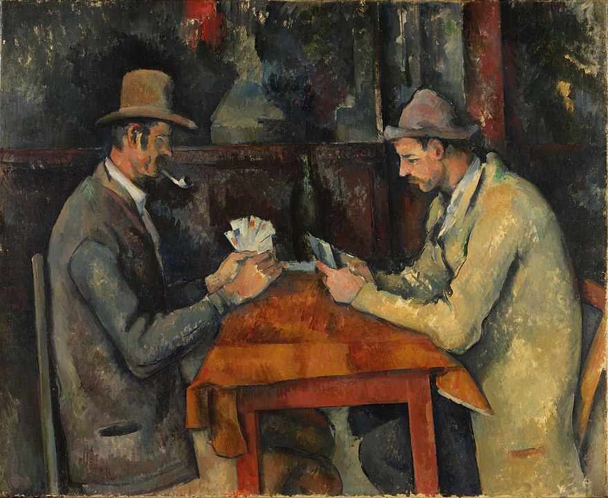 "Les Joueurs De Carte," by Paul Cézanne.