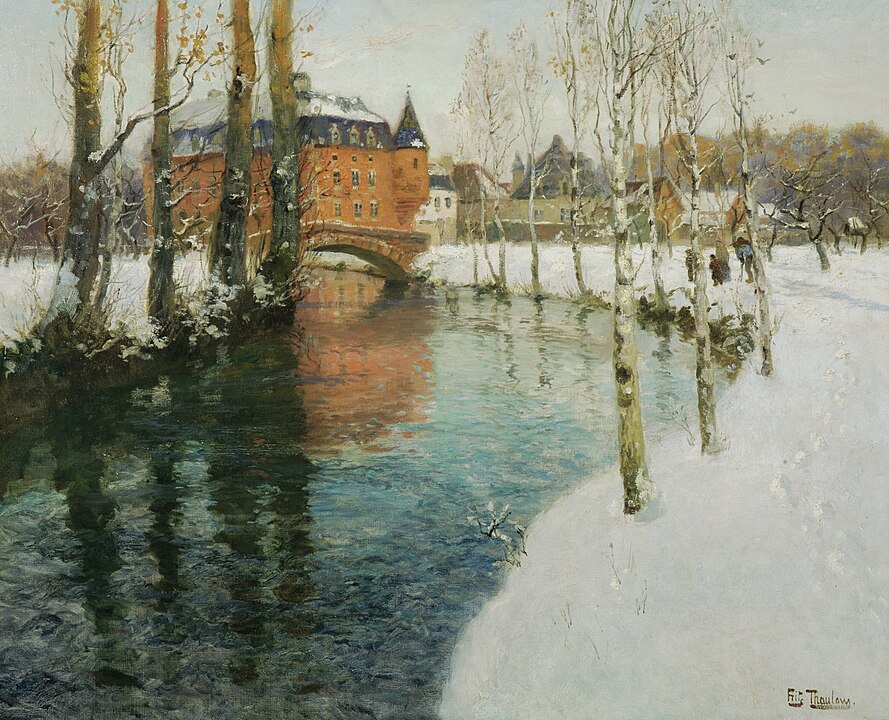 "A Chateau In Normandy," by Frits Thaulow.
