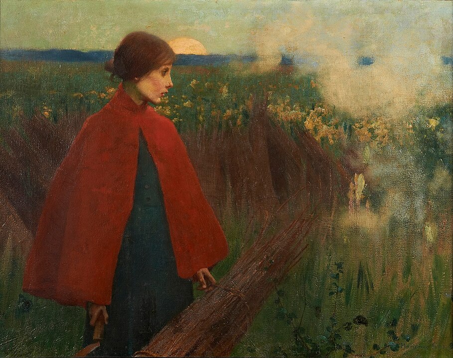 "The Passing Train," by Marianne Stokes.