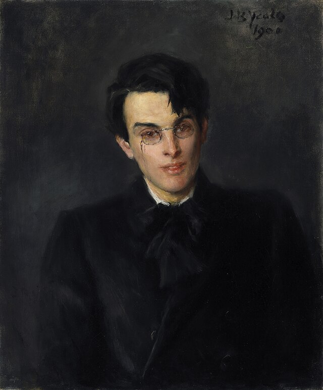 "William Butler Yeats," by Jack Butler Yeats.