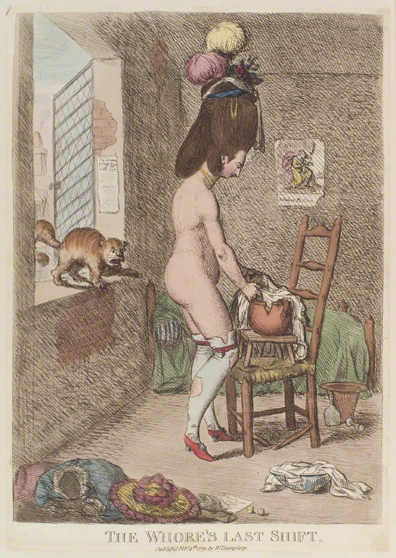 "The Whores Last Shift," by James Gillray.