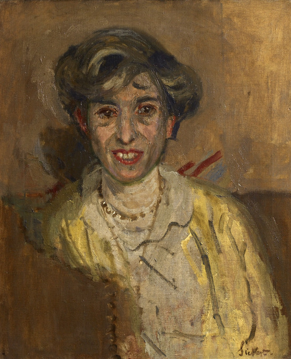 "Portrait Of Ethel Sands," by Walter Richard Sickert.