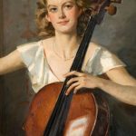 "Florence Hooton," by Wilfrid Gabriel de Glehn.