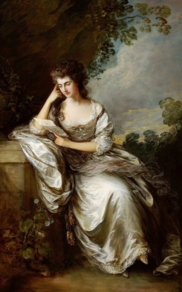 "Frances Brown, Mrs. John Douglas," by Thomas Gainsborough.