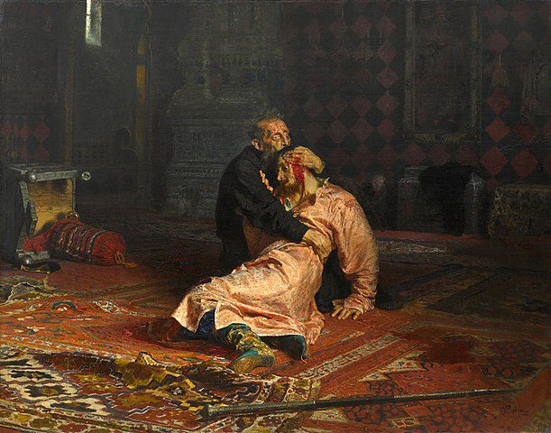 "Ivan The Terrible And His Son," by Ilya Yefimovich Repin.