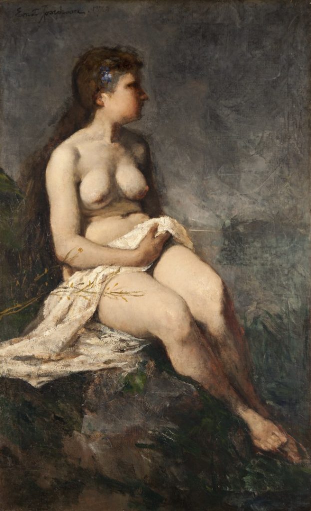"Female Nude Study," by Ernst Josephson.