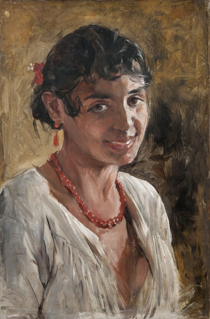 "Smiling Spanish Girl Study," by Ernst Josephson.