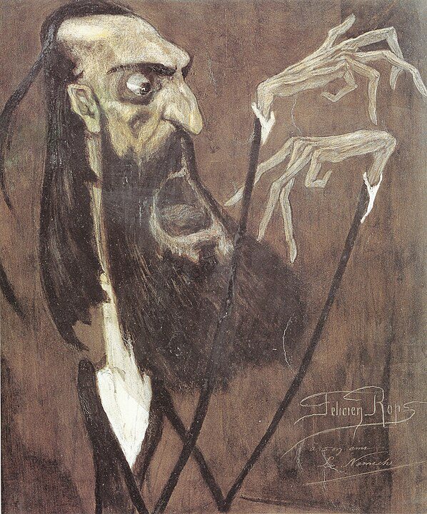 "Louis Nameche," by Félicien Rops.