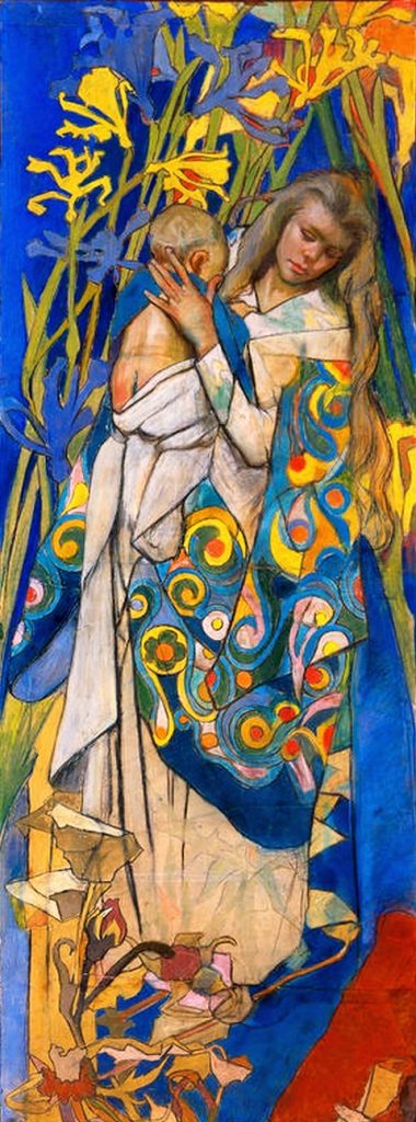 "Madonna And Child," by Stanisław Wyspiański.