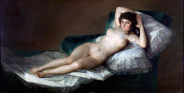 "Maja Naga," by Francisco de Goya.