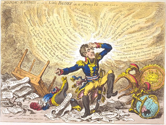 "Maniac Ravings," by James Gillray.