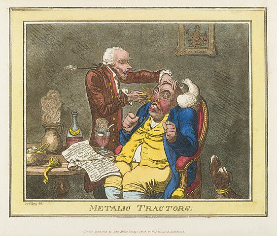 "Perkins Tractors," by James Gillray.