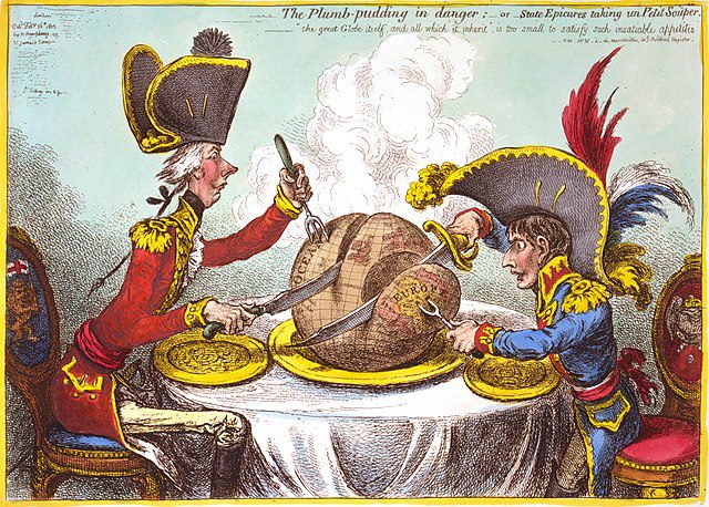 "Plumpudding," by James Gillray.