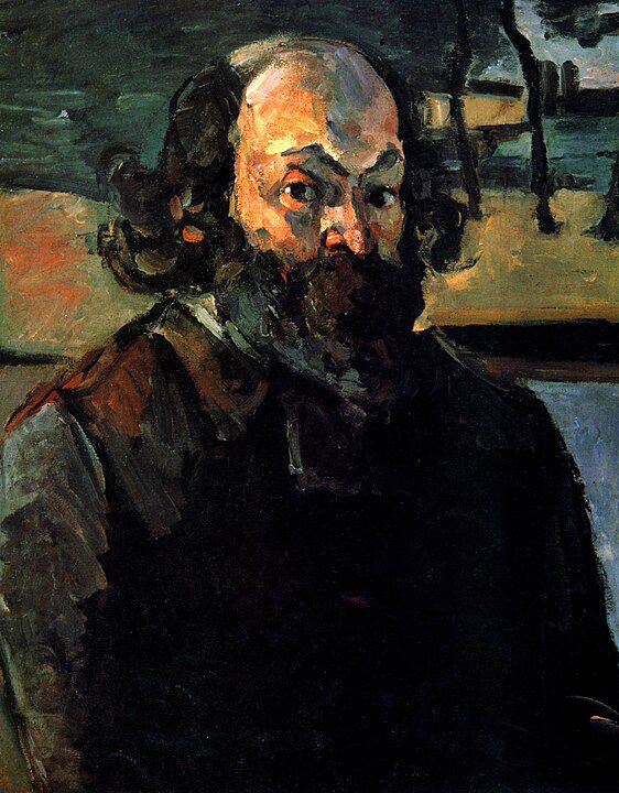 "Portrait De L'Artiste," by Paul Cézanne.