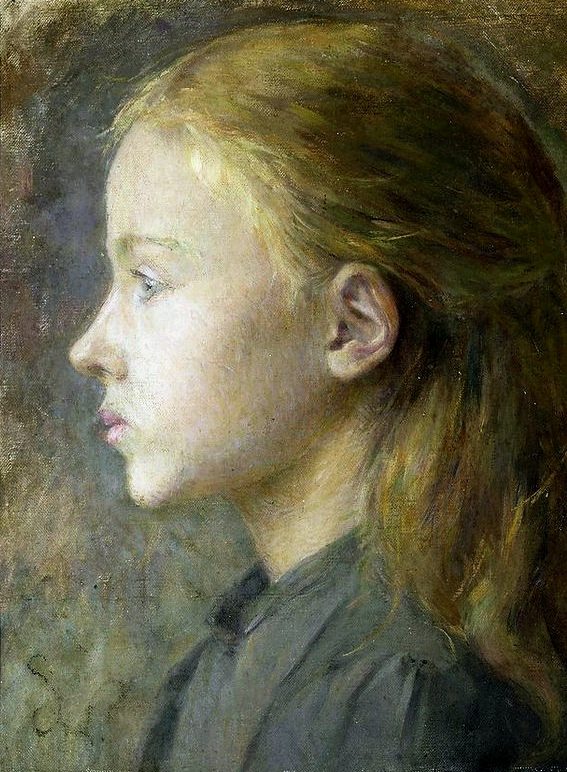 "Portrait Of A Girl," by Stanisław Wyspiański.