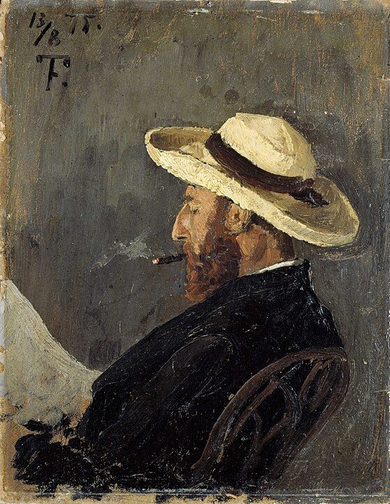 "Portrait Of Frederik Collett," by Frits Thaulow.