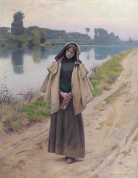 "Solitude," by Charles Sprague Pearce.