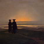 "Sunset," by Caspar David Friedrich.