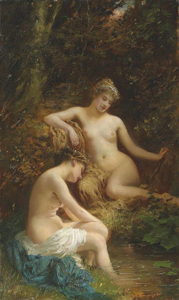 "The Bathers," by Thomas Kennington.