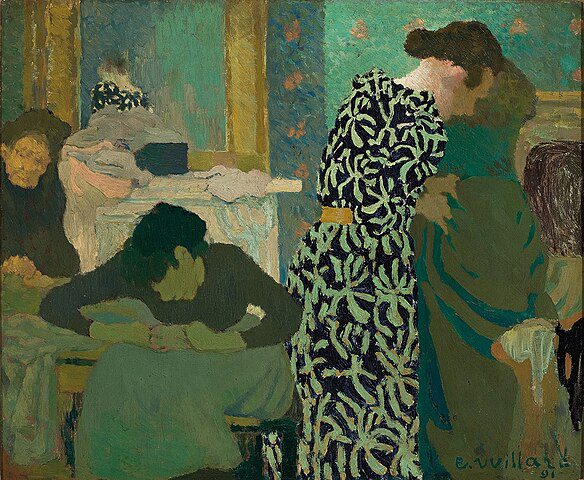 "The Flowered Dress," by Édouard Vuillard.