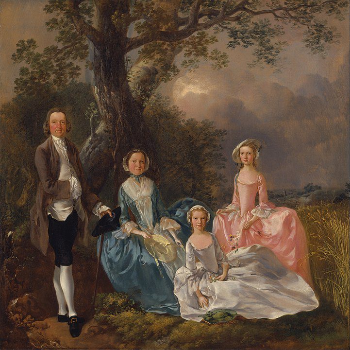 "the Gravenor Family," by Thomas Gainsborough.