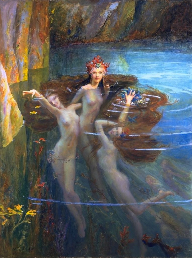 "The Nereides," by Gaston Bussière.