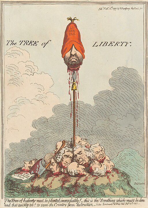 "The Tree Of Liberty," by James Gillray.