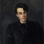 "William Butler Yeats," by Jack Butler Yeats.