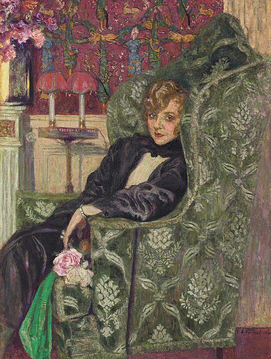 "Yvone Printemps Au Fauteuil," by Édouard Vuillard.