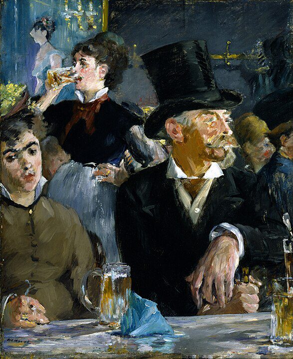 "At The Cafe," by Édouard Manet.