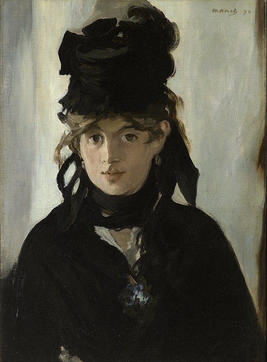 "Berthe Morisot With a Bouquet of Violets," by Édouard Manet.