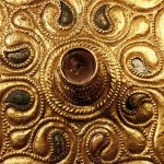 Celtic gold-plated bronze disc, found in Auvers-sur-Oise, France.