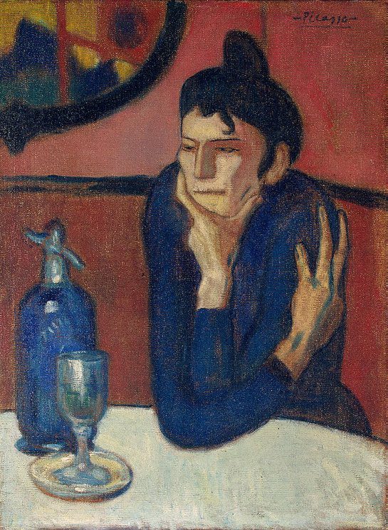 "Femme Au Cafe," by Pablo Picasso.