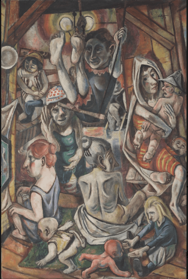 "Frauenbad," by Max Beckmann.