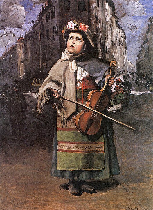 "Little Italian Street Singer," by Jean Frederic Bazille.