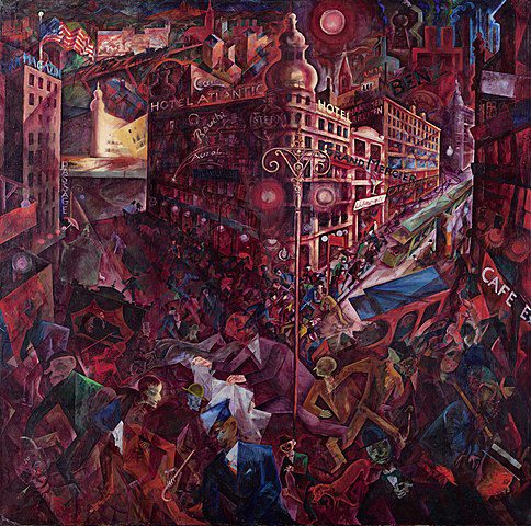 "Metropolis," by George Grosz.