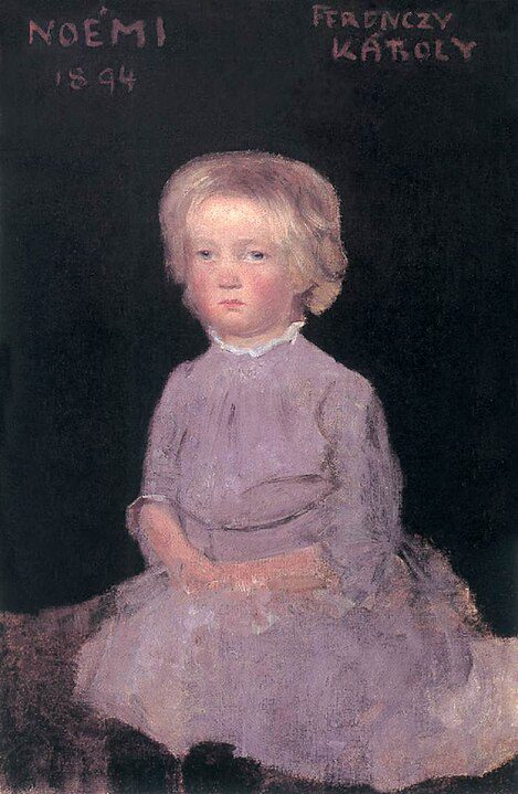 "Noemi As A Child," by Károly Ferenczy.