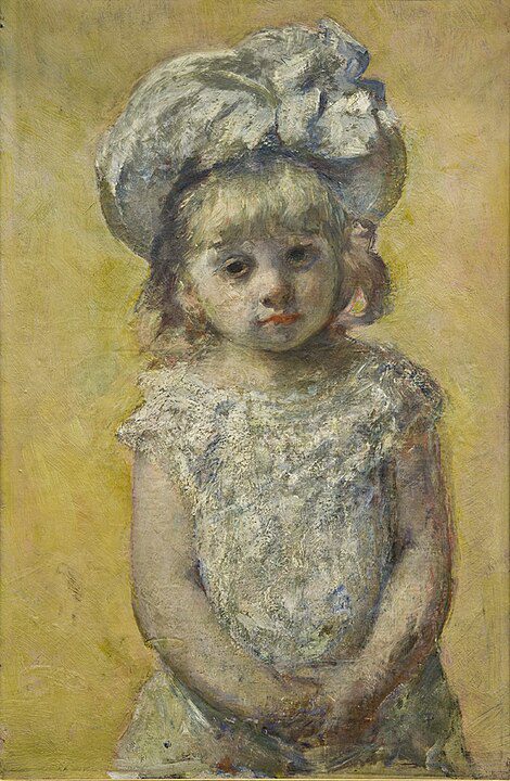 "Portrait De Fillette," by Mary Cassatt.