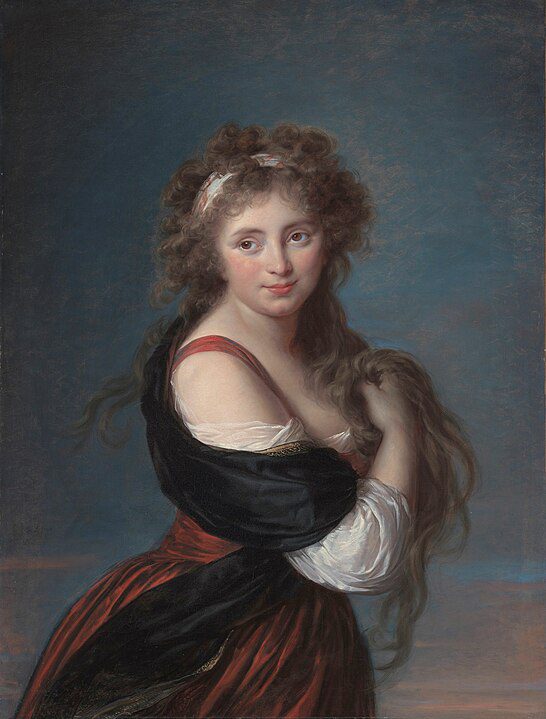 "Portrait Of Hyacinthe Gabrielle Roland," by Élisabeth Vigée Le Brun.