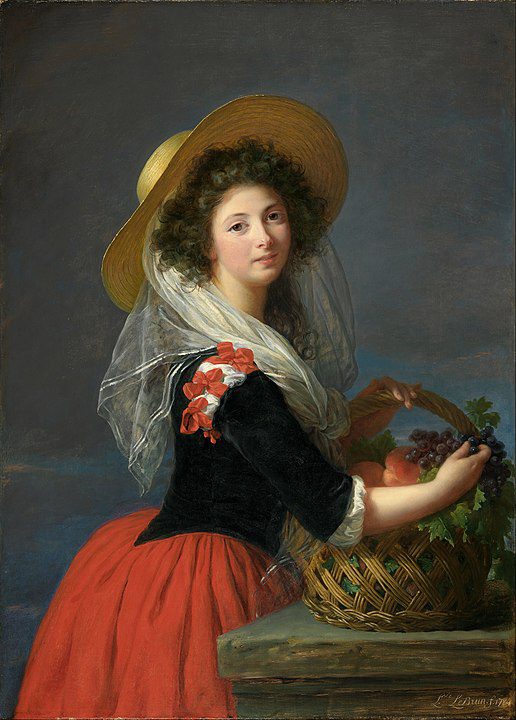 "Portrait Of Marie Gabrielle De Gramont Duchesse De Caderousse," by Élisabeth Vigée Le Brun.