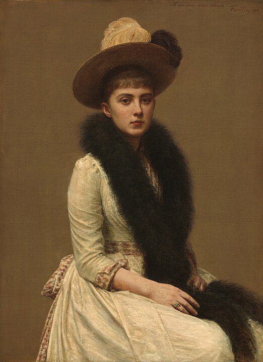 "Portrait Of Sonia," by Henri Fantin-Latour.