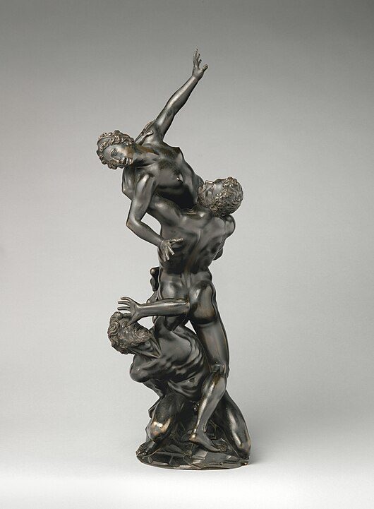 "Rape Of A Sabine," by Giambologna.