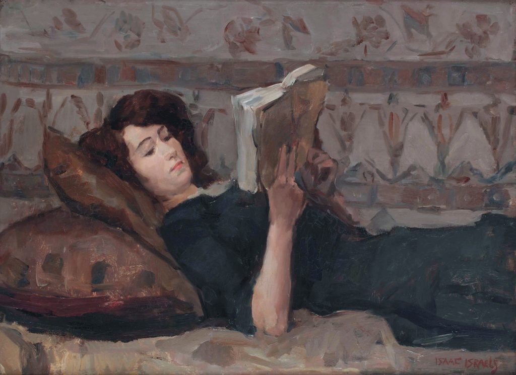 "Reading Woman On A Couch," by Isaac Israëls.