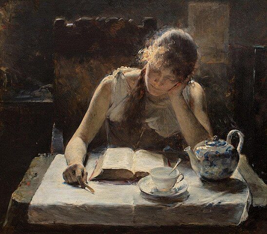 "Resignation," by Bertha Wegmann.