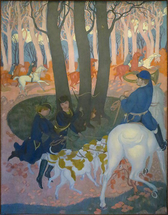 "Second Panel: The Legend Of Saint Hubert," by Maurice Denis.