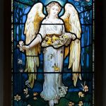 "Stained Glass Panel Of Peace Angel," by William Morris.